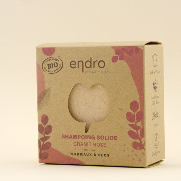 Shampoing solide Endro Granit rose 